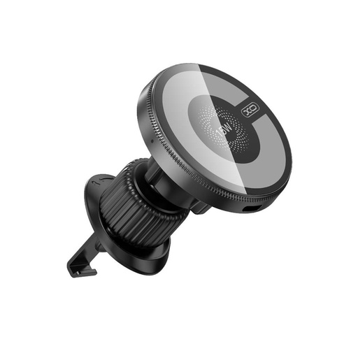 XO CX025 bežični auto magsafe brzi punjač (za ventilacijsku rešetku) (Crna)