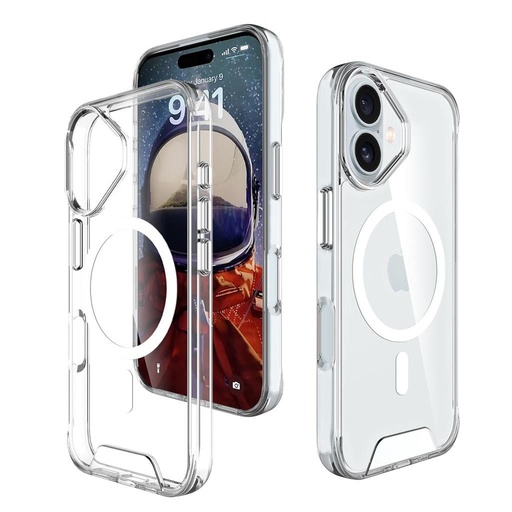 Apple iPhone 16 TOKO Space magsafe zaštitna maskica (Proziran)