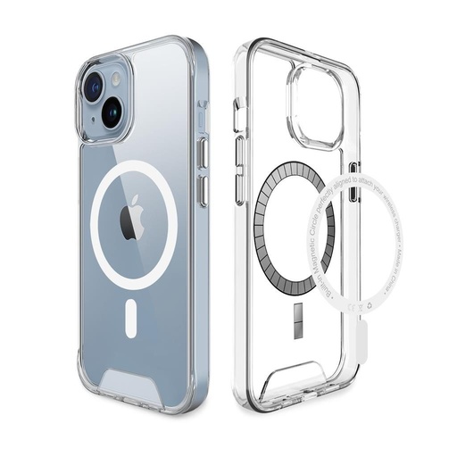 Apple iPhone 15 TOKO Space magsafe zaštitna maskica (Proziran)