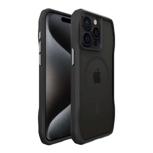 Apple iPhone 15 Pro Max TOKO Octagon magsafe zaštitna maskica (Crna)
