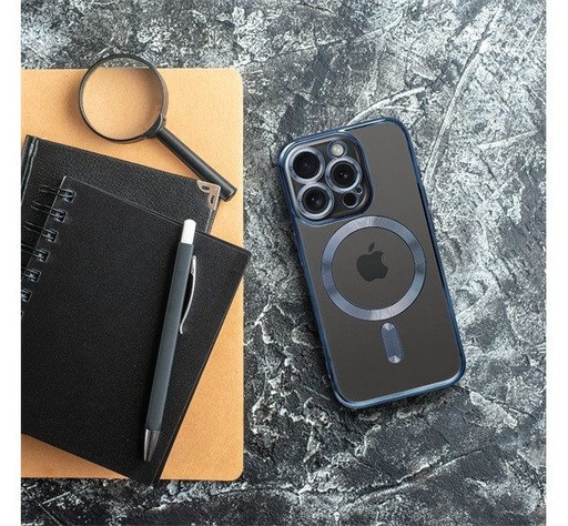 Apple iPhone 15 Pro Max Color Chrome Magsafe zaštitna maskica (Plava)