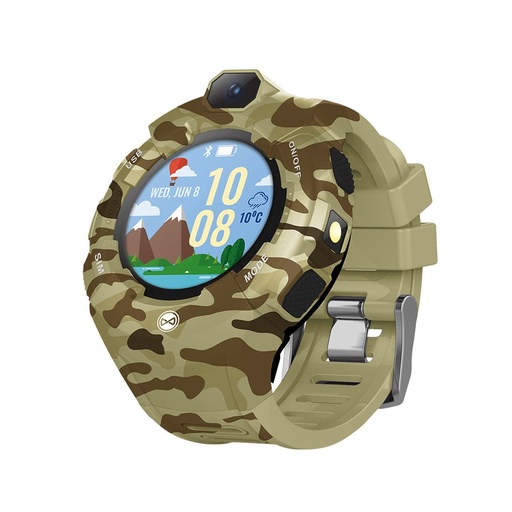Forever Care Me KW-400 dječji pametni sat, military