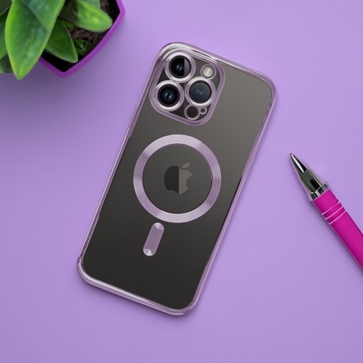Apple iPhone 13 Color Chrome Magsafe zaštitna maskica (Ljubičasta)