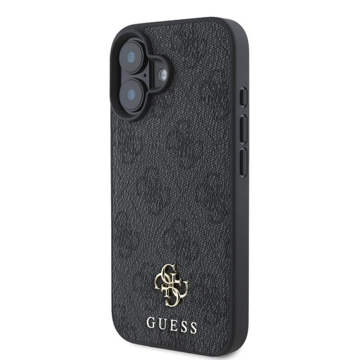 Apple iPhone 16 Guess PU 4G Small Metal Logo MagSafe futrola (Siva) - GUHMP16SP4SM4MK