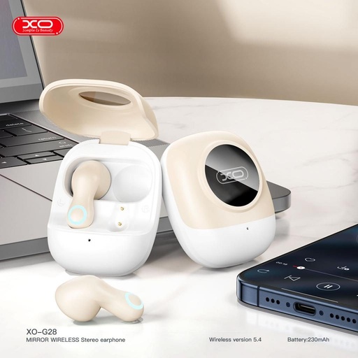 XO G28 bežični headset (Bež)