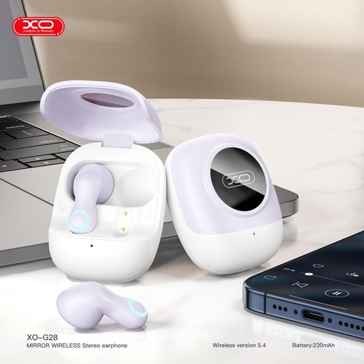 XO G28 bežični headset (Ljubičasta)