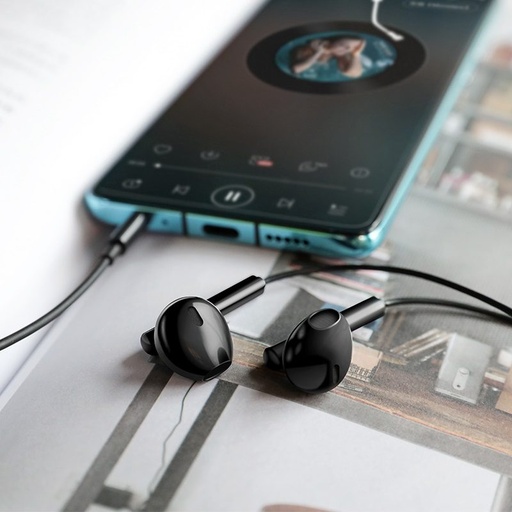 Hoco M64 headset (jack 3,5mm) s mikrofonom, crna