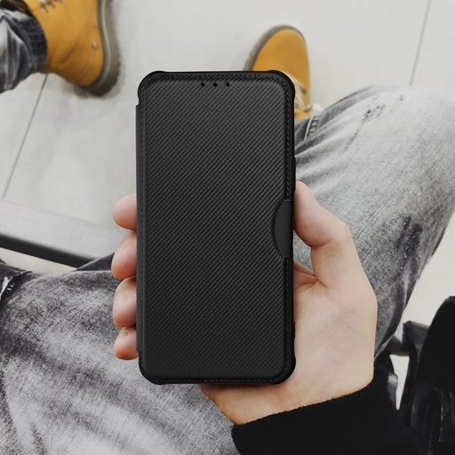 Samsung Galaxy S25 Razor magnetski otporan na udarce preklopna futrola (Crna)