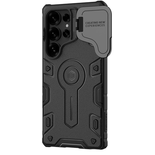 Samsung Galaxy S25 Ultra Nillkin Camshield Prop MagSafe zaštitna maskica (Crna)