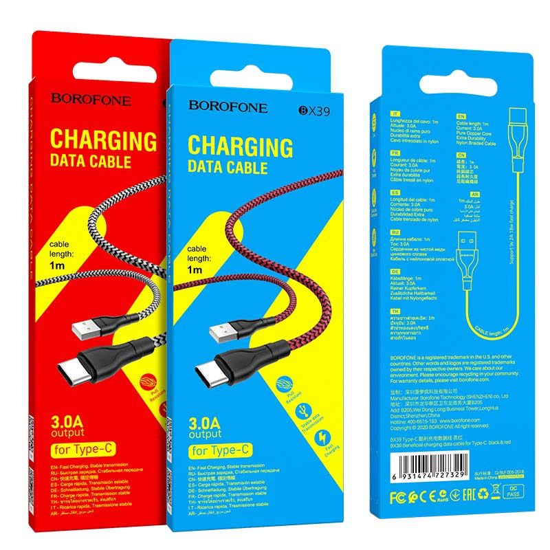 borofone-bx39-type-c-kabel-szovet-3a-1m-fekete-piros_4.jpg