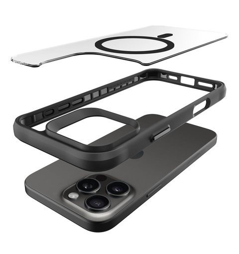 Apple iPhone 16 Pro Max TOKO Combat X Mode frost magsafe zaštitna maskica (Crna)