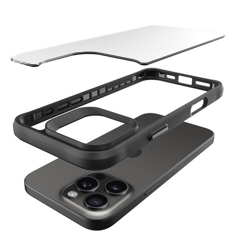 Apple iPhone 16 Pro TOKO Combat X mode Frost zaštitna maskica (Crna)