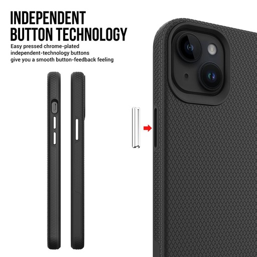 Apple iPhone 14 TOKO Triangle zaštitna maskica (Crna)