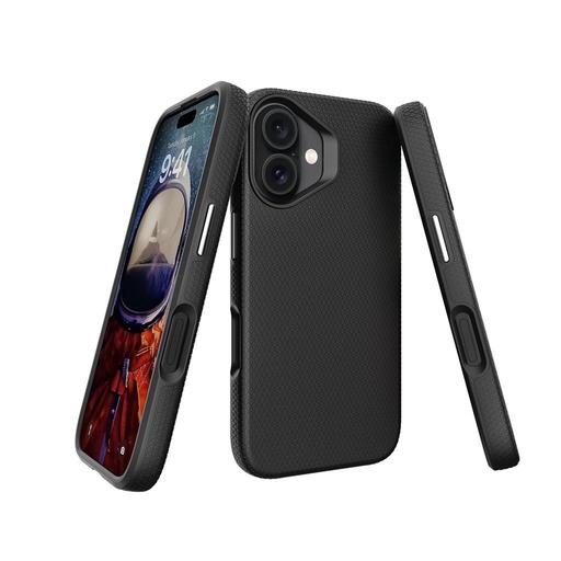 Apple iPhone 16 TOKO Triangle zaštitna maskica (Crna)