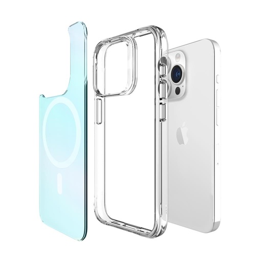 Apple iPhone 15 Pro TOKO Pure rainbow magsafe zaštitna maskica (Plava)