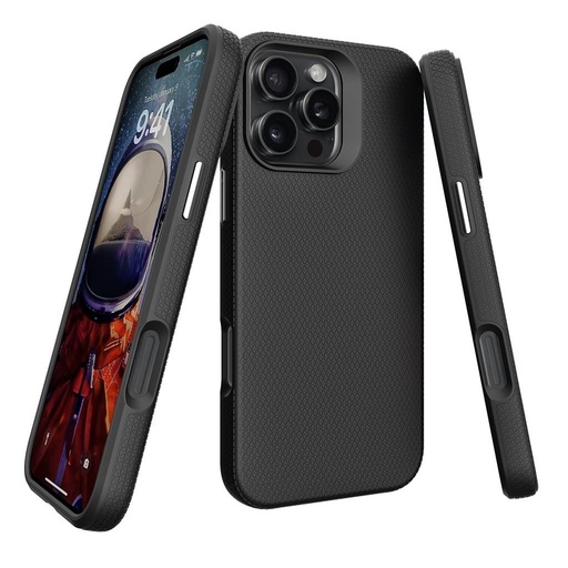 Apple iPhone 16 Pro TOKO Triangle zaštitna maskica (Crna)