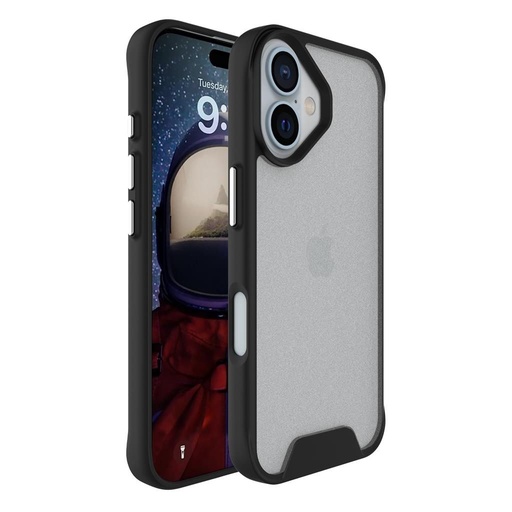Apple iPhone 16 TOKO Silk zaštitna maskica (Crna)