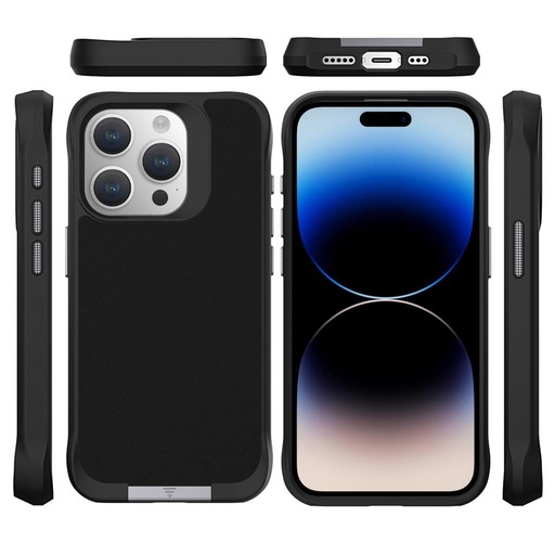 Apple iPhone 15 Pro Max TOKO Taurustar magsafe zaštitna maskica (Crna)