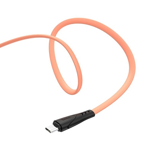 Hoco X42 microUSB kabel, silikonski, 1m, narančasta