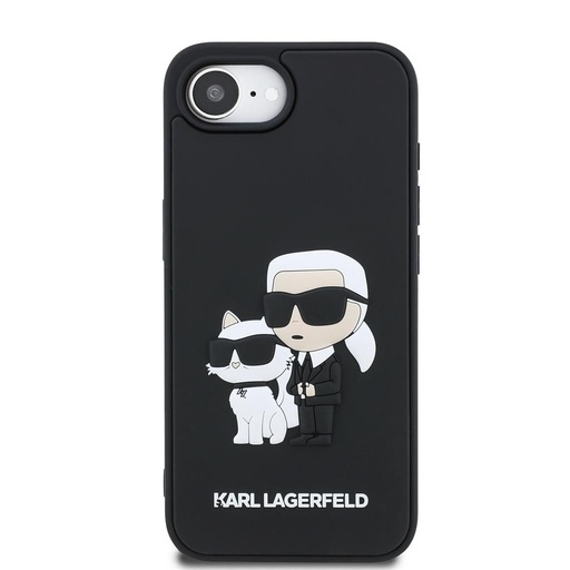 Apple iPhone SE 2022 Karl Lagerfeld 3D Karl & Choupette futrola (Crna) – KLHCPSE43DRKCNK