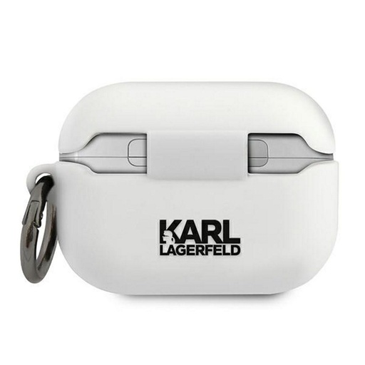Apple AirPods Pro Karl Lagerfeld silikonska futrola Choupette (Bijela) – KLACAPSILCHWH