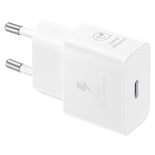 Samsung USB-C mrežni brzi punjač 25W + USB-C kabel (Bijela)