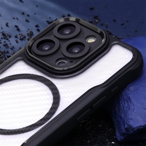 Apple iPhone 16e Defender carbon MagSafe zaštitna maskica (Crna)