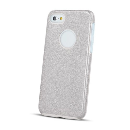 Apple iPhone 16e glitter 3in1 zaštitna maskica (Srebrna)