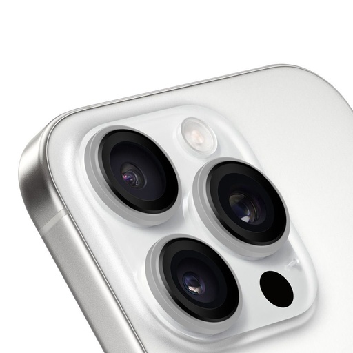 Apple iPhone 15 Pro & iPhone 15 Pro Max OBAL:ME zaštita kamere (Bijela)