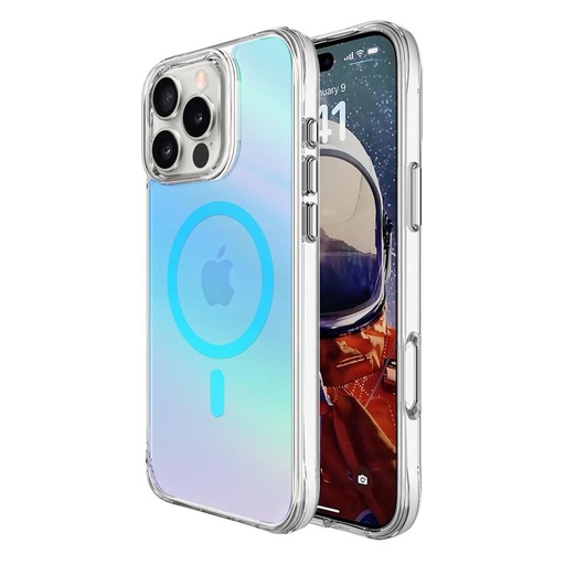 Apple iPhone 16 Pro Max TOKO Pure rainbow magsafe zaštitna maskica (Plava)