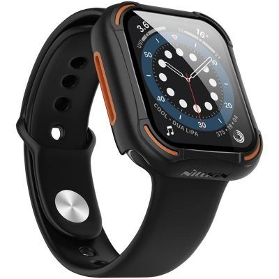 Apple Watch 4 44mm / Watch 5 44mm / Watch 6 44mm / Watch SE 44mm Hoco WS6 Shadow series futrola (Siva)