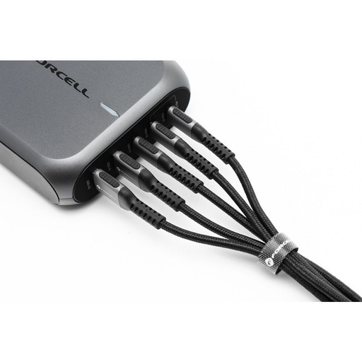 Forcell F-ENERGY C256 USB-A / USB-C kabel QC4.0 3A 66W Cafule (Crna) - 3m