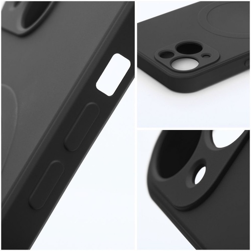 Apple iPhone 17 Pro Silicone mag cover magsafe zaštitna maskica (Crna)