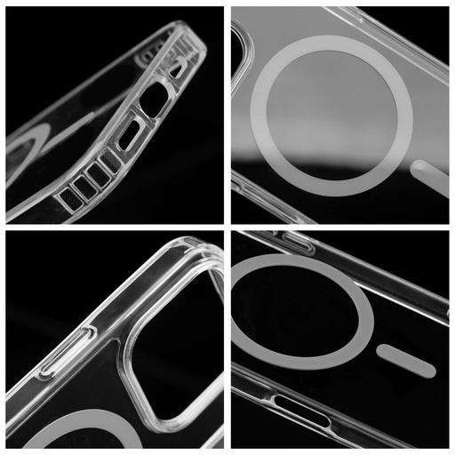 Apple iPhone 17 Air Drop Glue Colorful Ring MagSafe zaštitna maskica (Siva)