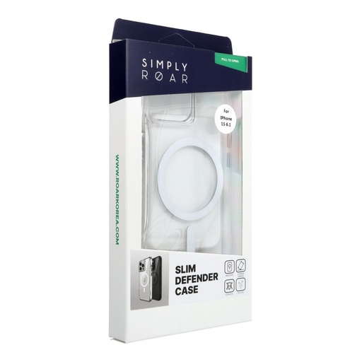 Apple iPhone 15 ROAR Slim Defender MagSafe zaštitna maskica (Proziran)