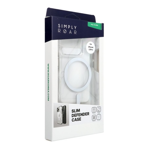 Apple iPhone 15 Pro ROAR Slim Defender MagSafe zaštitna maskica (Proziran)