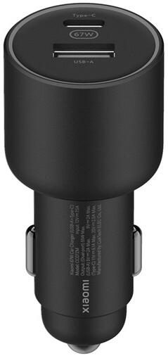 Xiaomi BHR6814GL auto punjač 67W USB-A + USB-C (Crna)