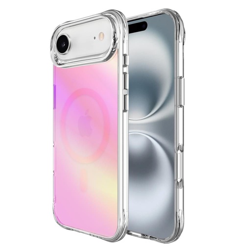 Apple iPhone 17 Air TOKO Pure rainbow magsafe zaštitna maskica (Ružičasta)