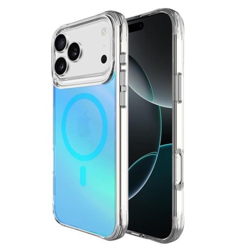 Apple iPhone 17 Pro Max TOKO Pure rainbow magsafe zaštitna maskica (Plava)