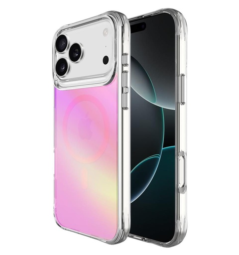 Apple iPhone 17 Pro Max TOKO Pure rainbow magsafe zaštitna maskica (Ružičasta)