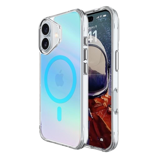 Apple iPhone 17 TOKO Pure rainbow magsafe zaštitna maskica (Plava)