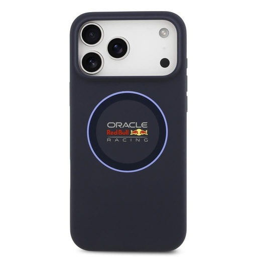 Crvena Bull Silicone Plava Ring MagSafe futrola iPhone 17 Pro Max (Tamnoplava)