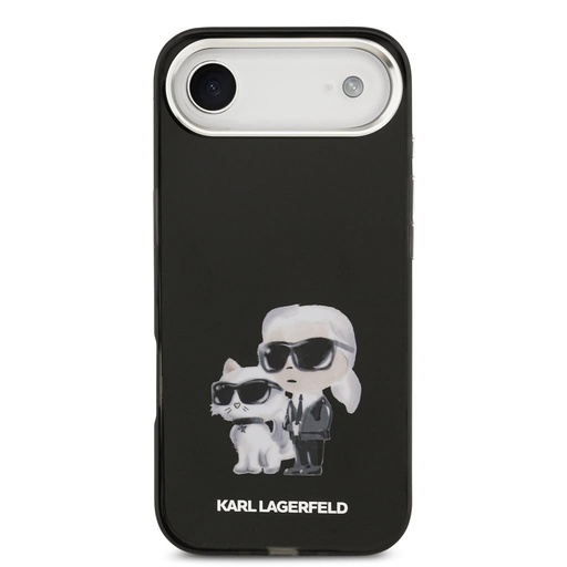 Karl Lagerfeld IML Aquarelle Karl and Choupette futrola iPhone Air (Crna)