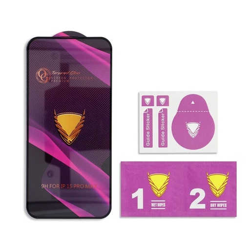 Samsung Galaxy A35 / Galaxy A55 OG Premium zaštitno staklo (Proziran crna s rubom)