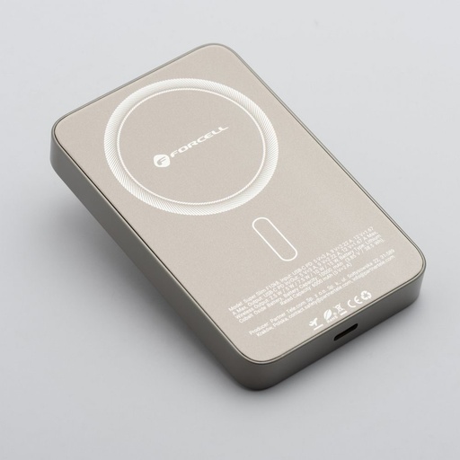 Forcell F-Energy SuperSlim F10K8 MagSafe power bank 15W 10000 mAh (Titanij Desert)