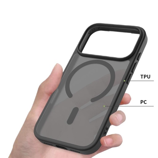 Apple iPhone 17 Pro Max Roar Haptic Button Matte MagSafe zaštitna maskica (Crna)