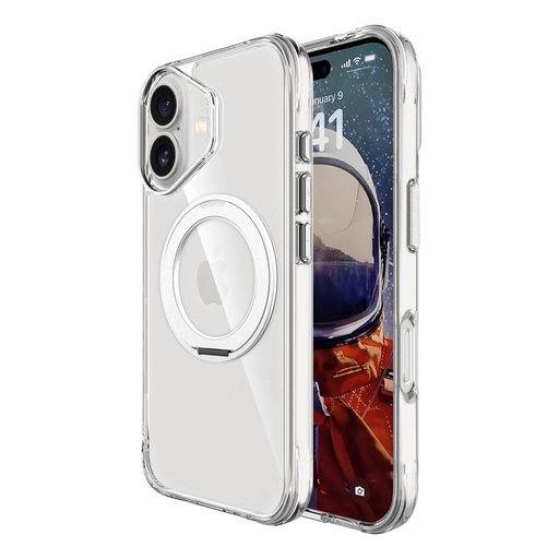 Apple iPhone 17 TOKO Pure MagSafe 360 ring zaštitna maskica (Srebrna)