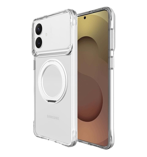 Samsung Galaxy S26 Plus TOKO Pure MagSafe 360 ring zaštitna maskica (Srebrna)