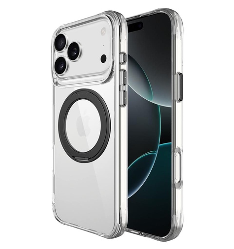 Apple iPhone 17 Pro TOKO Pure MagSafe 360 ring zaštitna maskica (Crna)