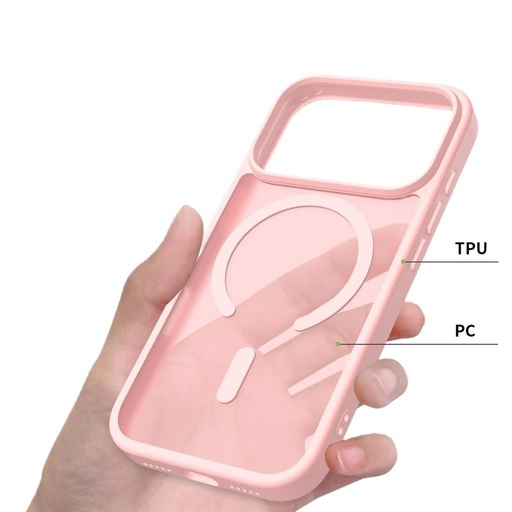 Apple iPhone 17 Pro Roar Haptic Button Matte MagSafe zaštitna maskica (Ružičasta)